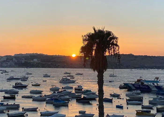 Bugibba Sunrise View Modern Apartament